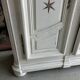 Two-door painted wardrobe, Louis XIV style, Alsatian regional work.