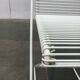 White postmodern Kreuzschwinger chairs by Till Behrens for Schlubach, 1980s, set of 3.