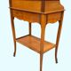 Small Louis XV style coffee table – varnished wood & regulated feet