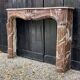 Louis XV fireplace in Rances marble, 18th century