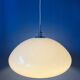 Mushroom pendant - Space Age white light fixture