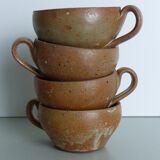 Set of 4 stoneware cups
