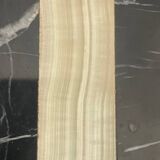 pair of Art Deco bookends in black marble and onyx