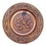 Vintage carved decorative plate