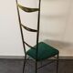 High-back Chiavari chair by Gaetano Descalzi, Italy, 1950