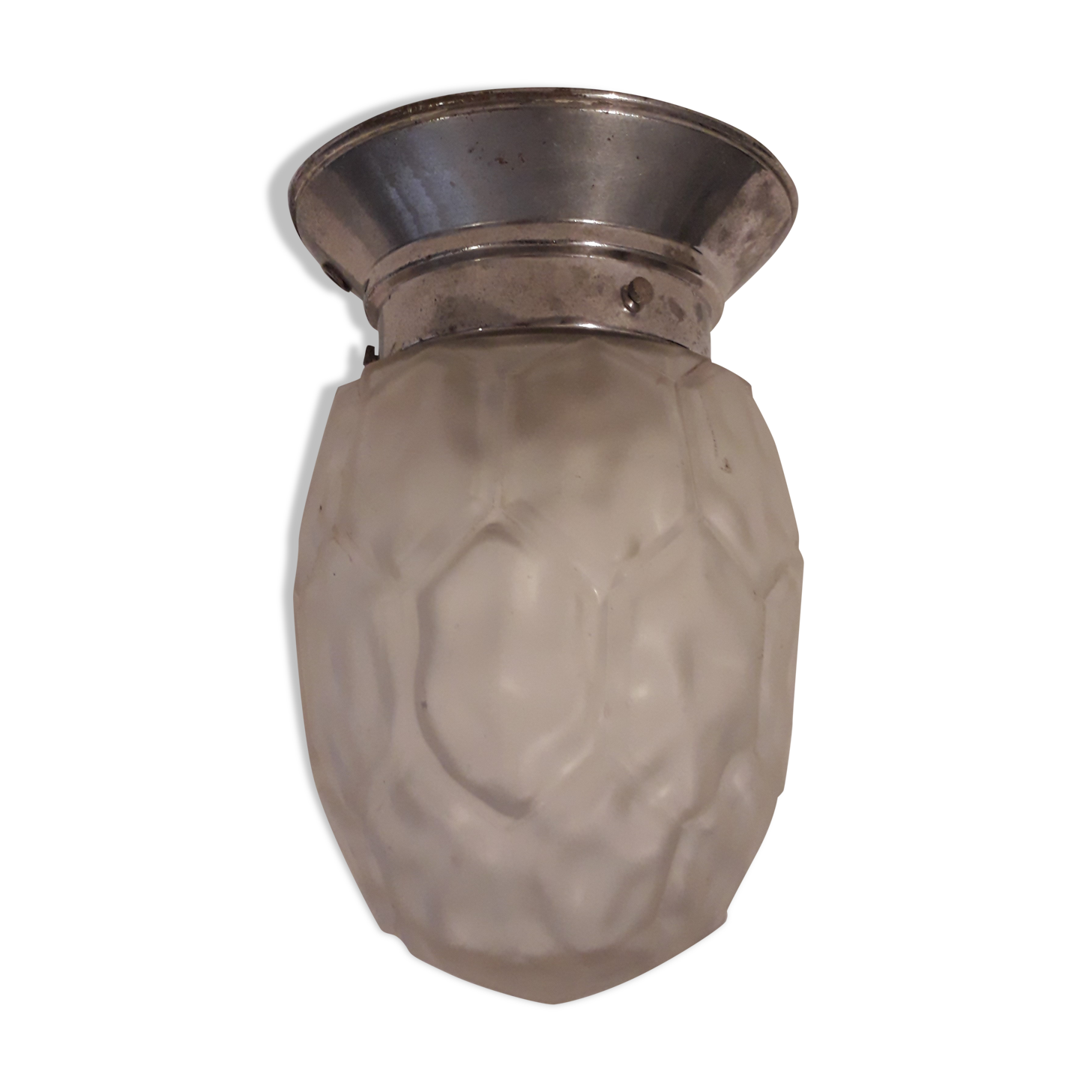 Opaque glass ceiling lamp