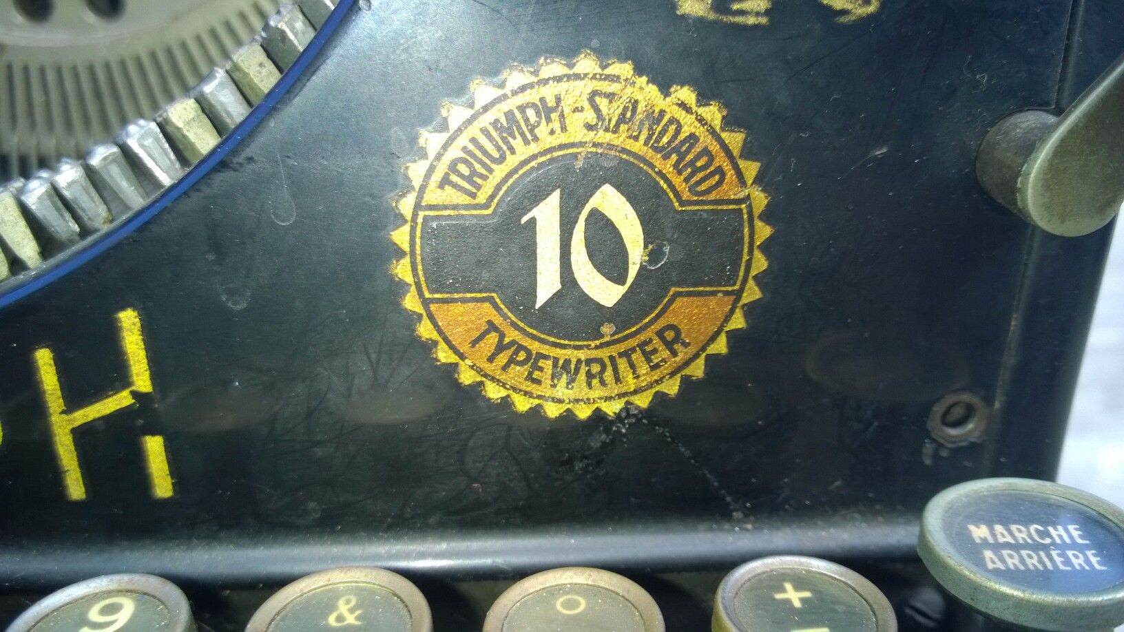 Triumph 1930 typewriter