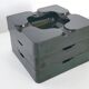 Suite de 3 cendriers en abs 1960