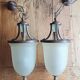 Two Art Deco chandeliers from the 1940s