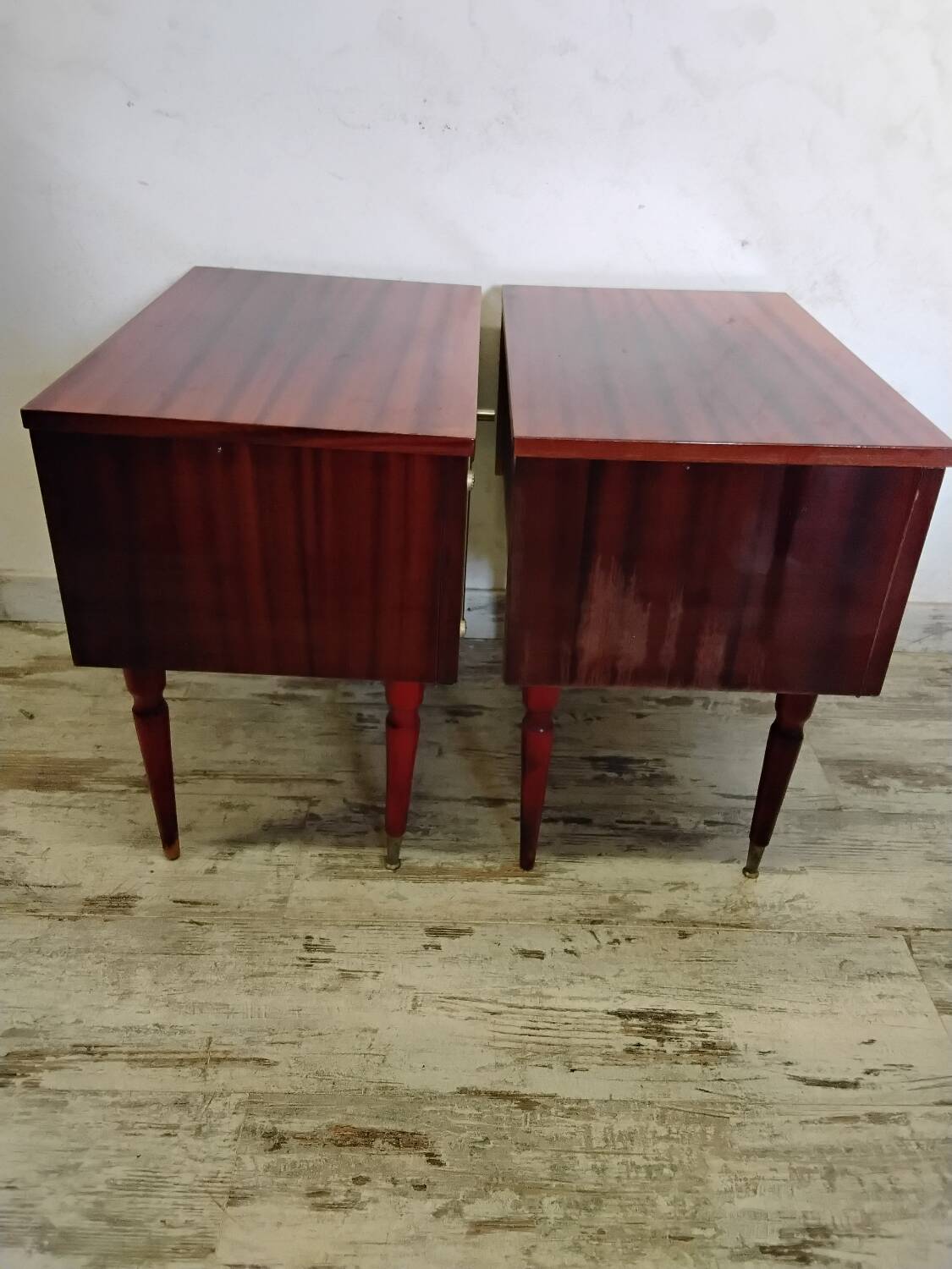 Pair of vintage bedside tables