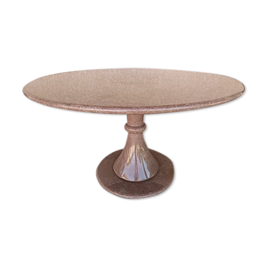 Table ronde en granit - poli