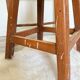 Old wooden painter's stool