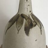 BOTTLE Vintage bottle in partially glazed pyrite stoneware