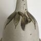 BOTTLE Vintage bottle in partially glazed pyrite stoneware