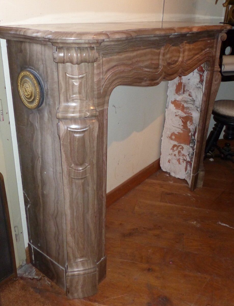 Fireplace Louis XV Marble