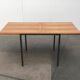 Mid-century minimalist convertible side table model T-Angle by Florence Knoll for Knoll International, 1950s.