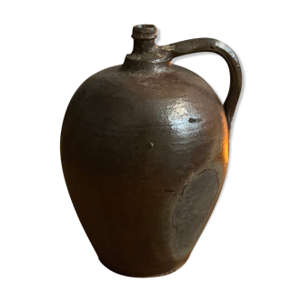 Brown brown brown vintage sandstone amphora jar