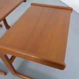 Danish Teak Nesting Tables from Salin Nyborg, 1960s, Set of 3