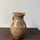Vintage pyrite stoneware pitcher
