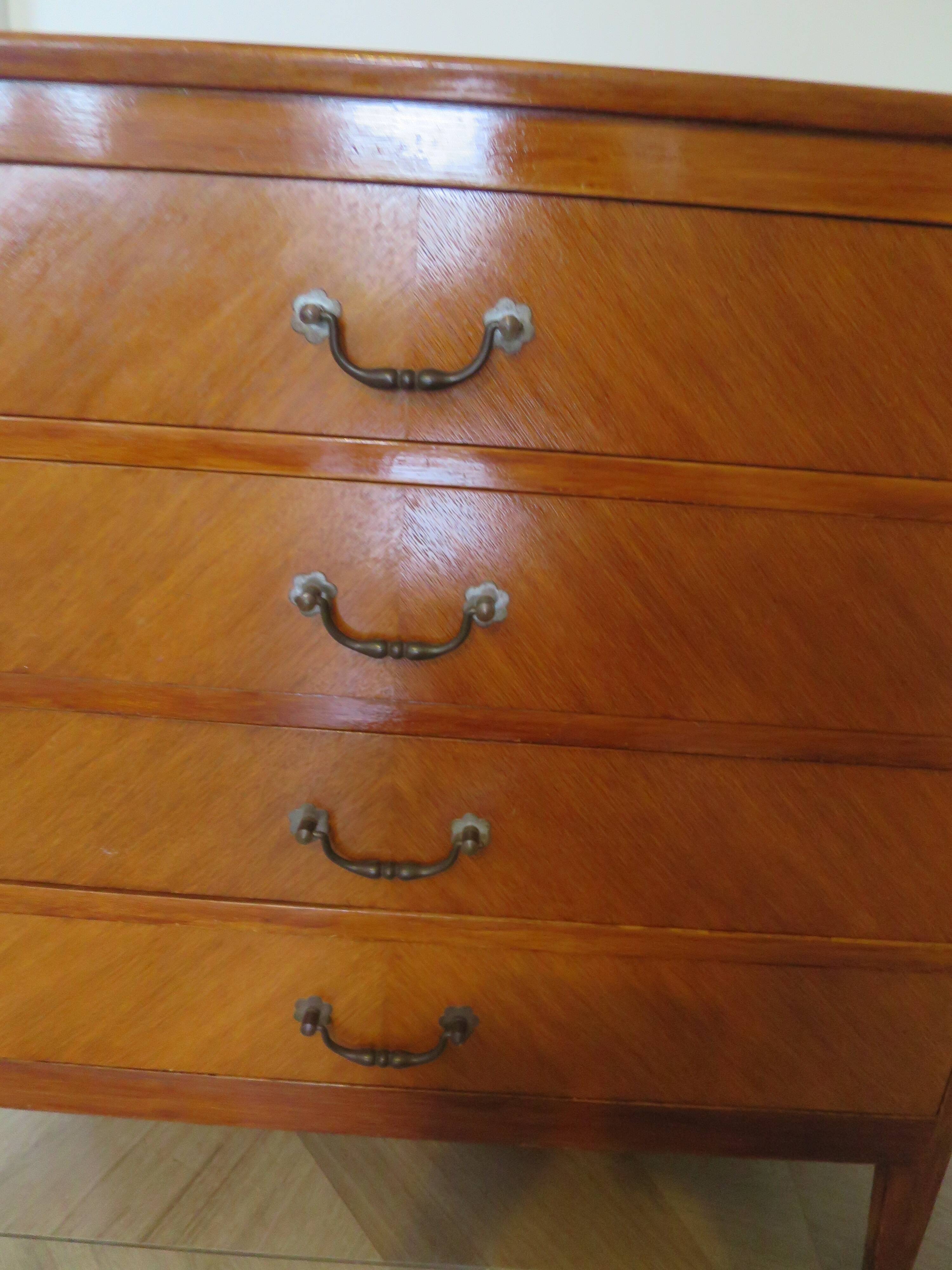 Vintage - Chest of drawers - 4 drawers - wood - 1950s/60s - modernist/Scandinavian