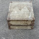 Former 1930 travel trunk neverbreak box riveted