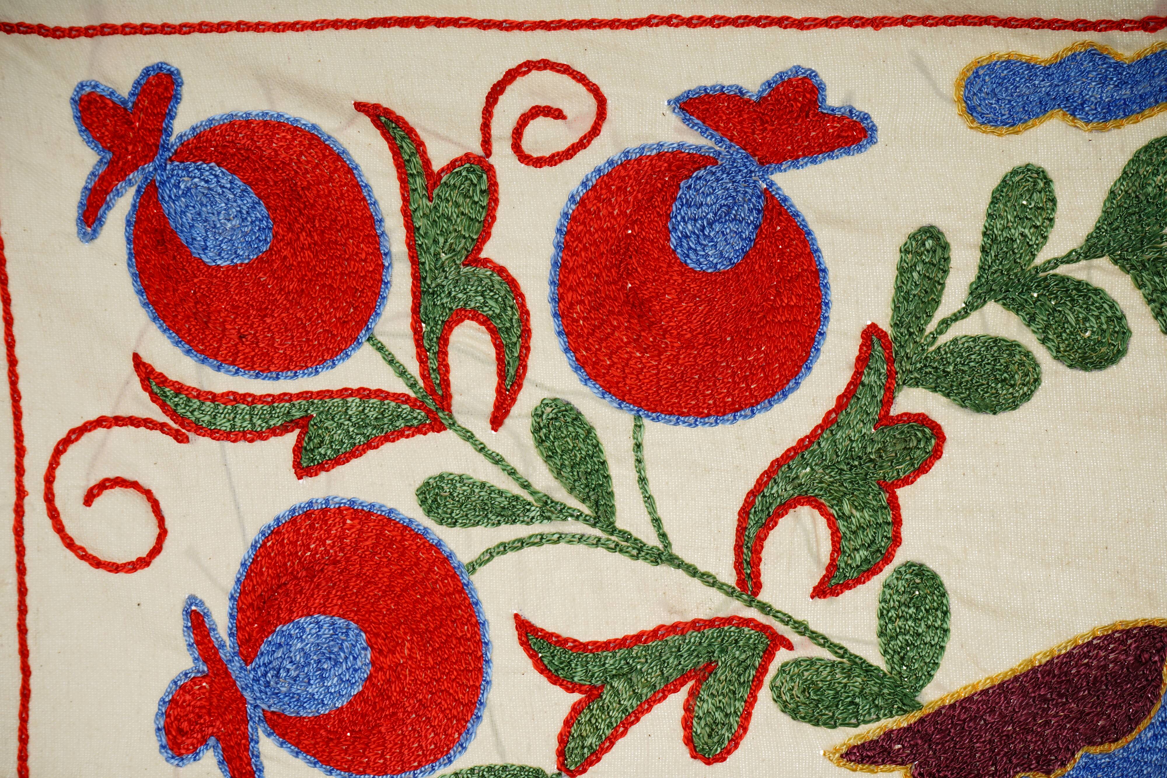 Vintage Turkish rug hand-knotted 44x95 cm