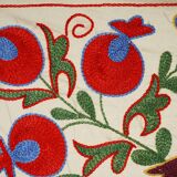 Vintage Turkish rug hand-knotted 44x95 cm