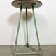 Tabouret d'atelier industriel vert, années 1960