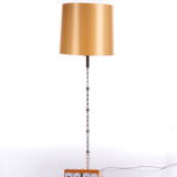 Floor lamp with glass tubes and brass details, 1960s
