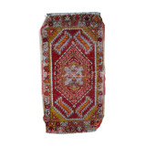 Old turkish carpet yastik handmade 44cm x 86cm 1920s, 1c371