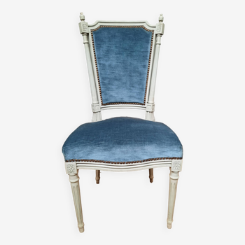 Chaise  tapissée style Louis XVI