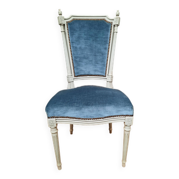 Chaise  tapissée style Louis XVI