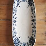 Serving dish in iron earth