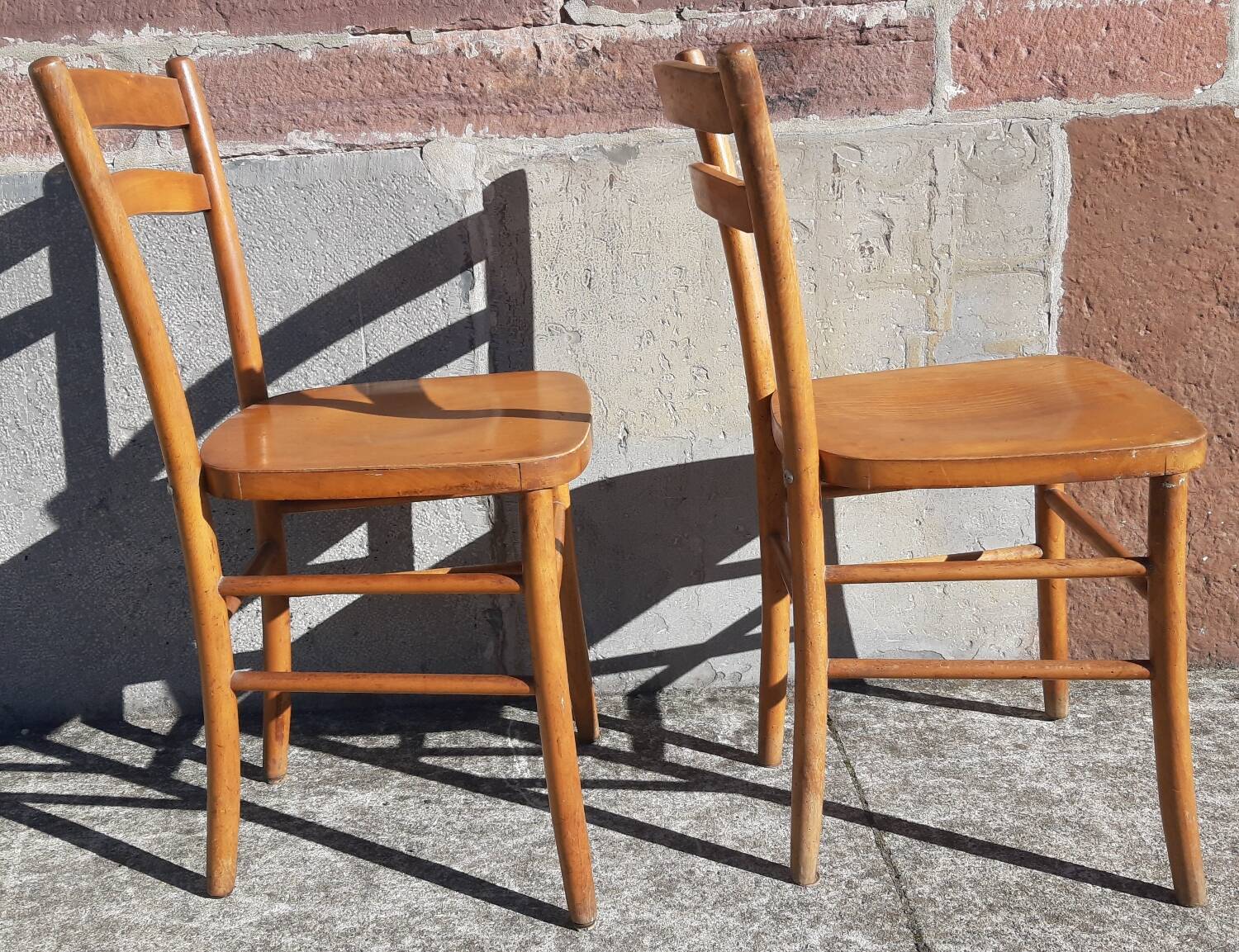 Pair of Luterma bistro chairs