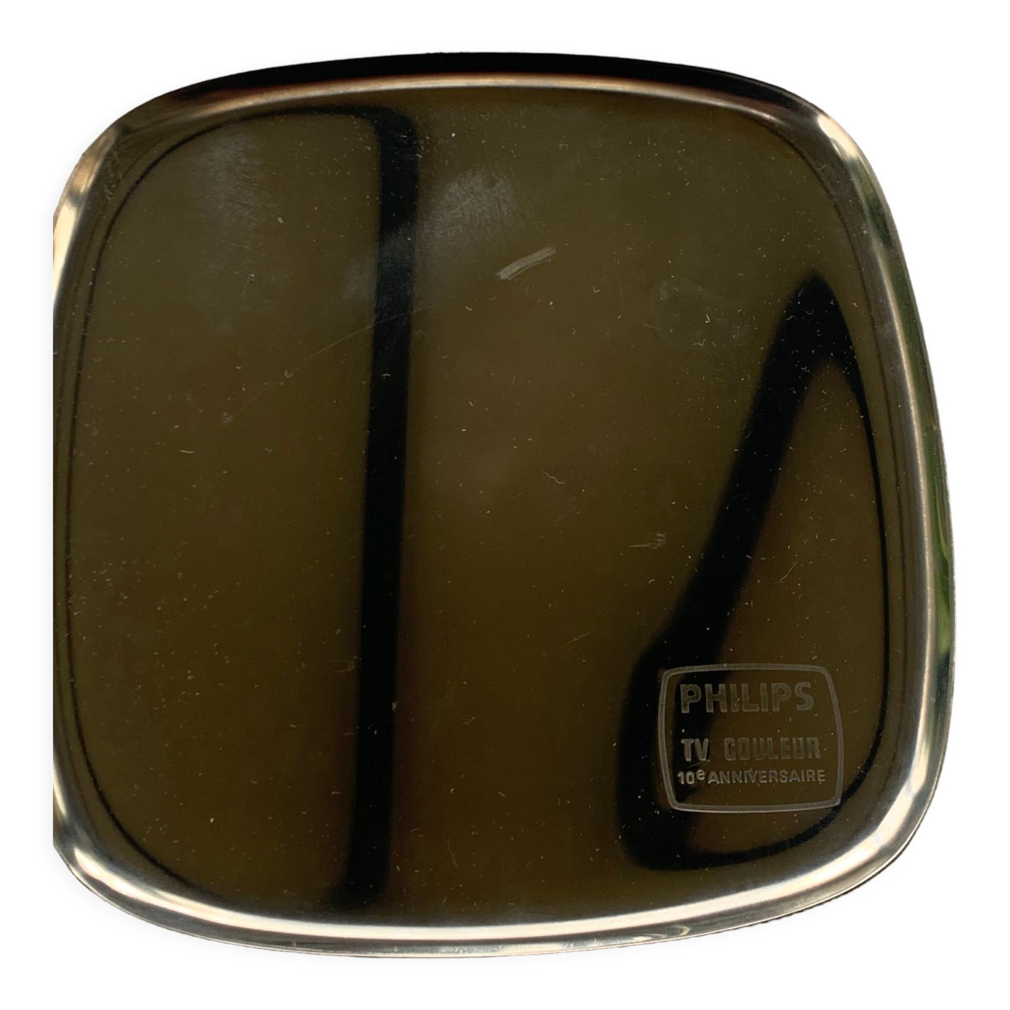 Stainless steel ashtray advertising for Philips 10 th anniversary noble designer for design weapon