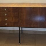 Roche Bobois sideboard designed by Alain Richard in rosewood, France 1960