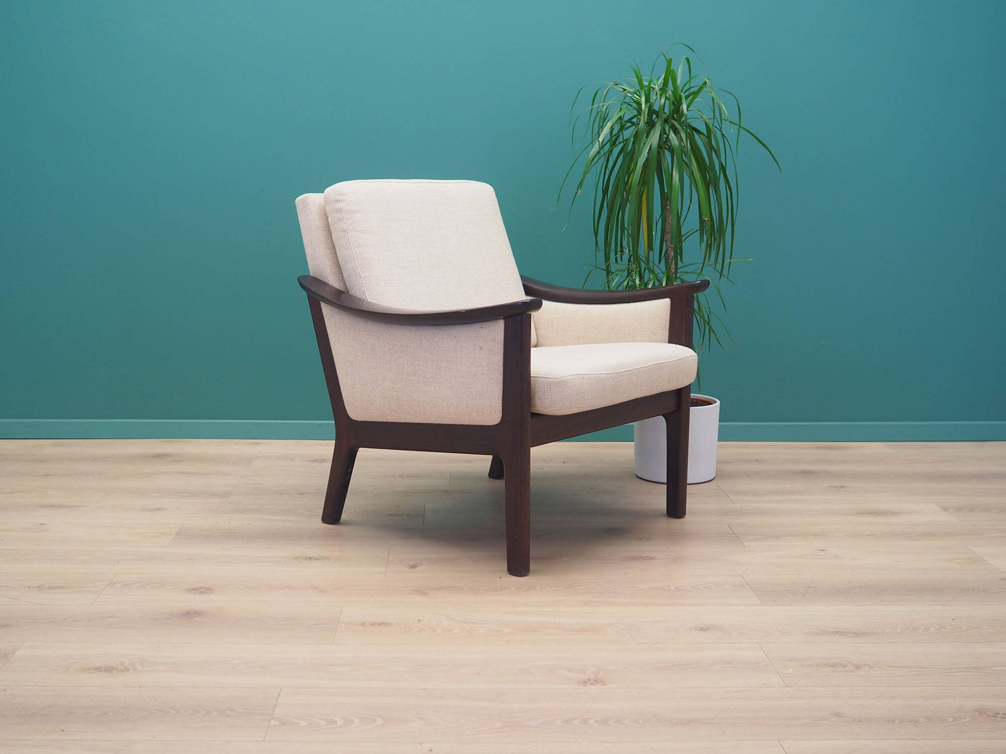 Beige armchair, Danish design, 1970s, production: Denmark