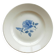 Large round stoneware serving platter from Digoin with a blue rose motif