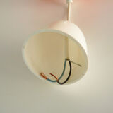 Orange opalin hanging lamp