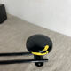 Vintage metal wall coat rack