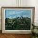 Tableau ancien Pierre Lebourg paysage de l'Allier