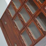 English Haberdashery Shop Cabinet with Glass Fronted Drawers, Circa 1930s