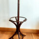 Curved wooden bistro parrot coat rack
