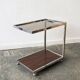Rare open ended drinks trolley / bar cart by Howard Miller for MDA