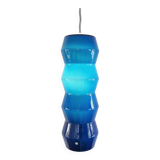 Blue colored Murano glass pendant lamp, Sweden 1960's