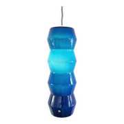 Blue colored Murano glass pendant lamp, Sweden 1960's