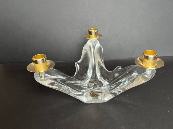 Chandelier en cristal 3 branches SCHNEIDER