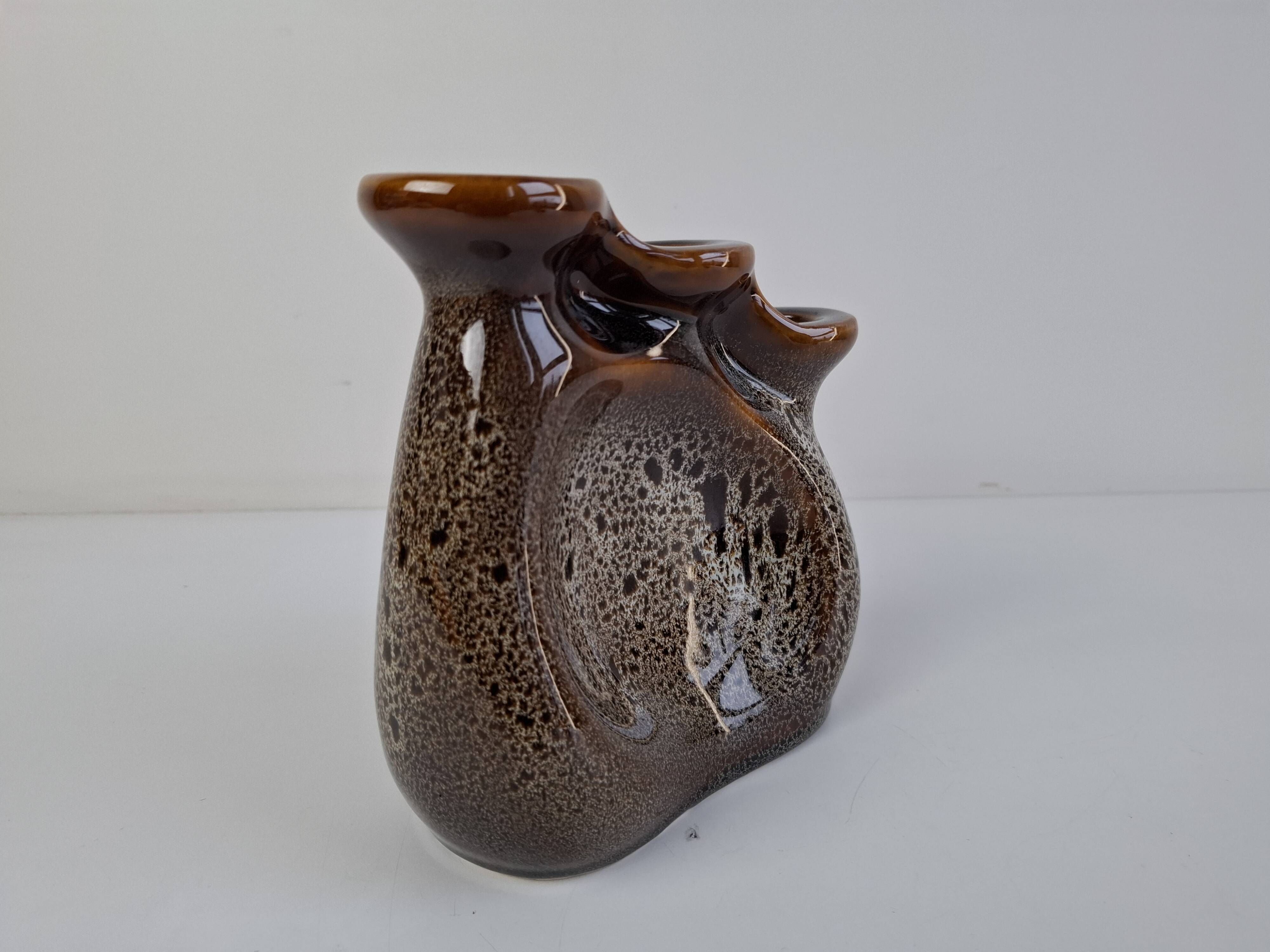 Mid-Century Modern Triple Candle Holder by Ditmar Urbach, Czechoslovakia, 1