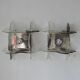 Italian Murano Glass Wall Lamps by Carlo Nason for Mazzega, 1970s, Set of 2