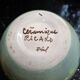 Round vase from the Ricard ceramic workshops. Signed Francine Gal.